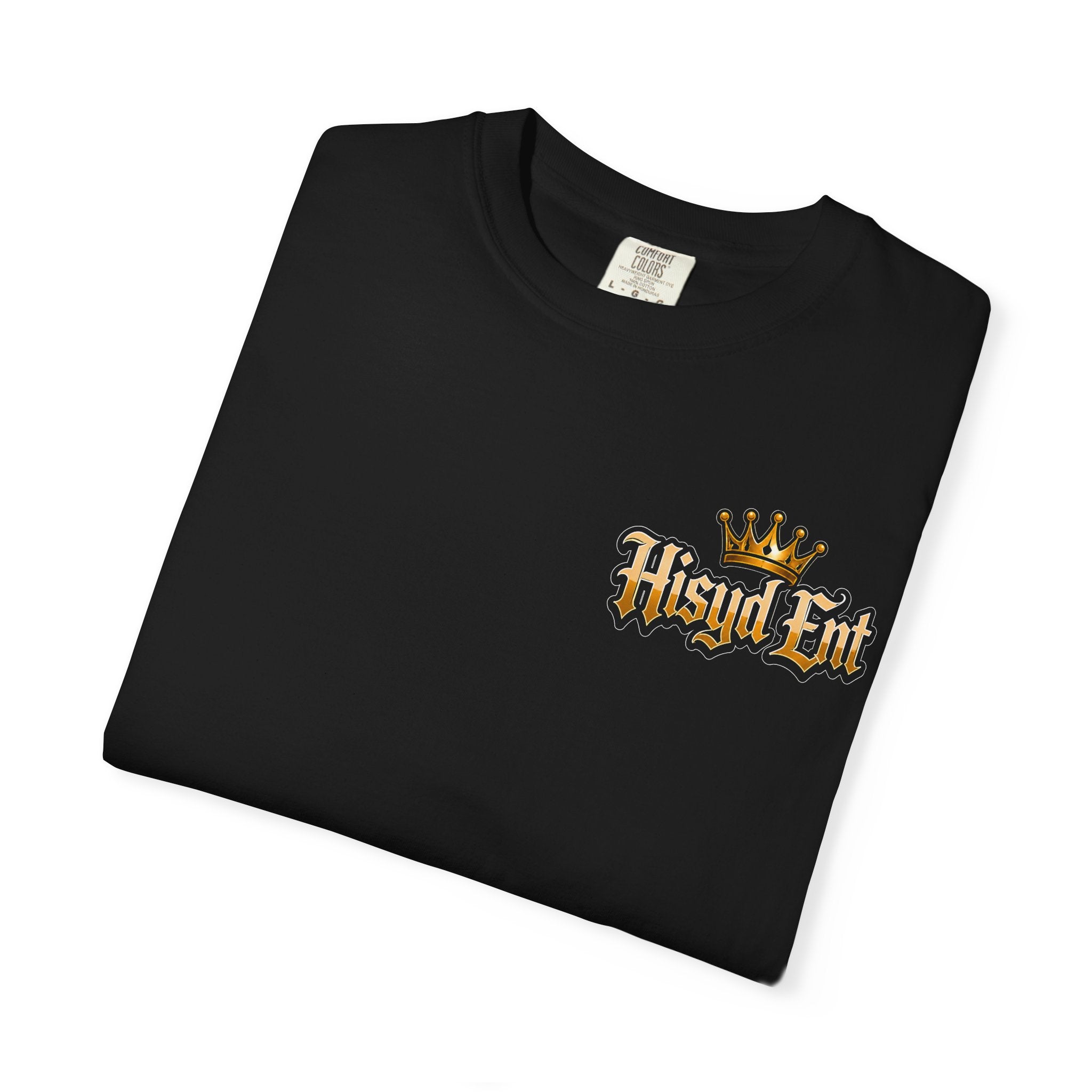 Black Hisyd Ent T-Shirt — "Hsyd Ent: We Make Slaps!" Graphic Tee
