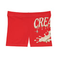 (Red) Cream Drip Graphic Women's Shorts