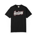 Black Hooligan Graphic T-Shirt — Retro Street Art Astronaut Design