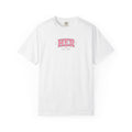 (White) HER Graphic T-Shirt — Pink Lip Art Vintage Logo Tee