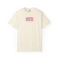 (Ivory) HER Graphic T-Shirt — Pink Lip Art Vintage Logo Tee