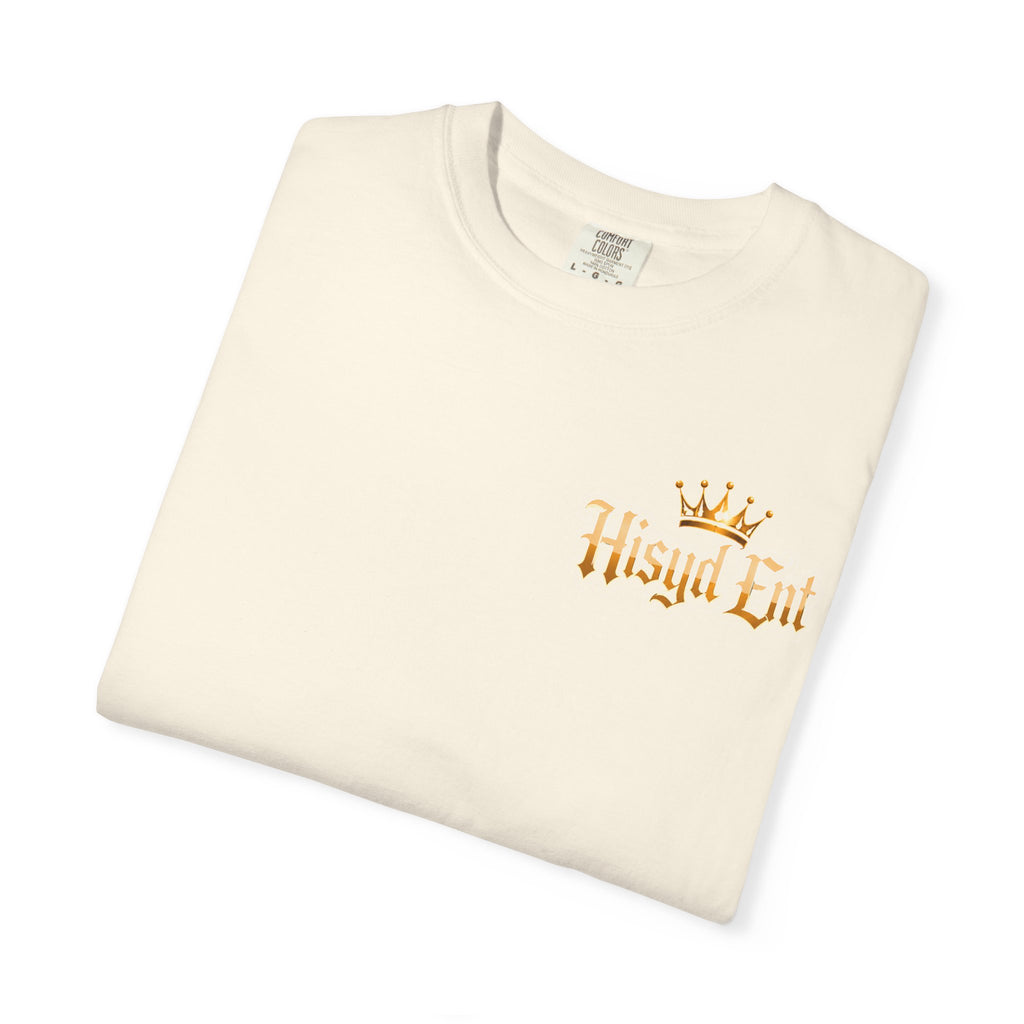 Ivory Hisyd Ent T-Shirt — "Hsyd Ent: We Make Slaps!" Graphic Tee