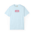 (Sky Blue) HER Graphic T-Shirt — Pink Lip Art Vintage Logo Tee