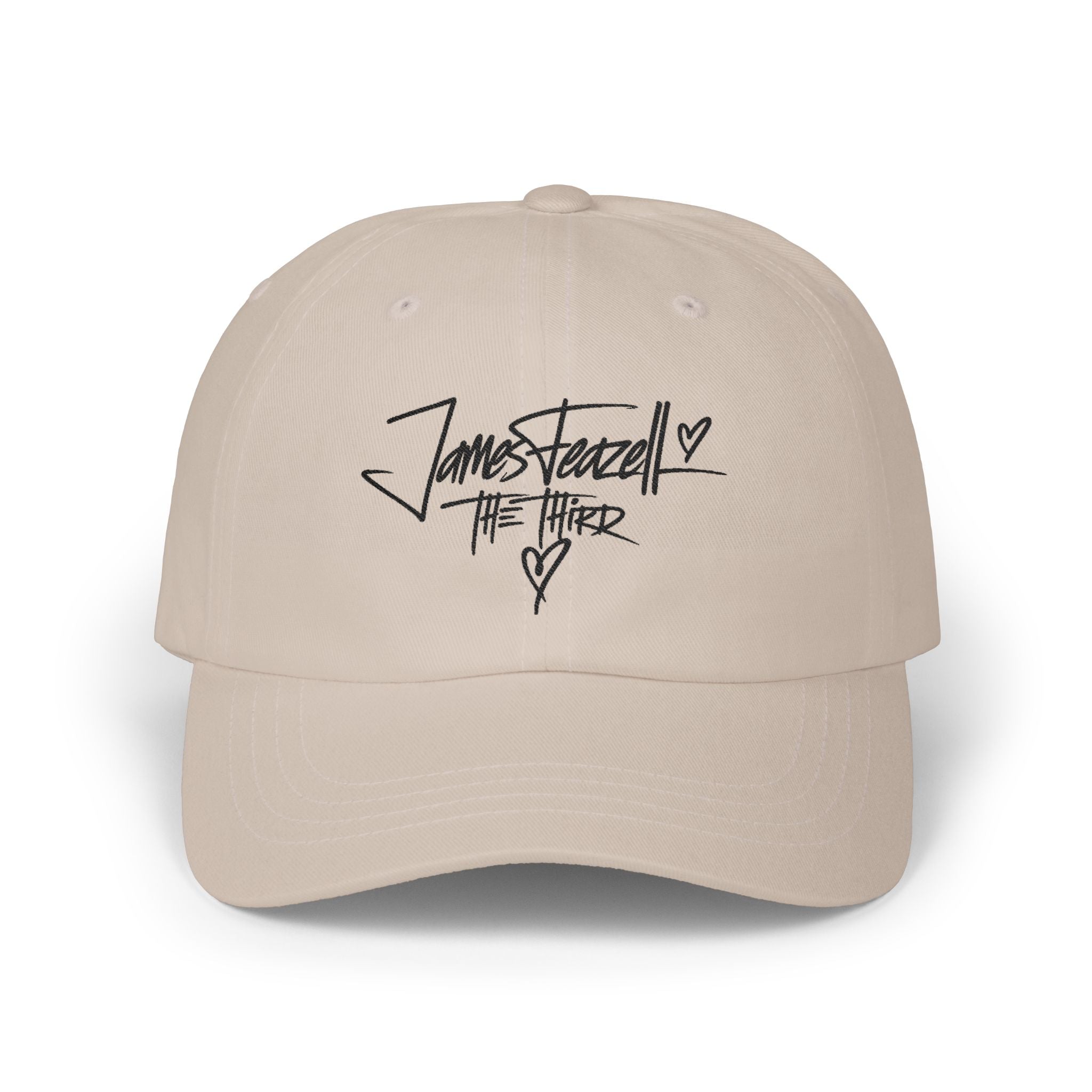 Dad Cap — "The Third" Script Logo Embroidered Baseball Hat
