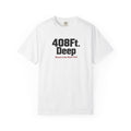 (White) 408 Ft. Deep Shark Tank T-Shirt — Raised in the Shark Tank Graphic Tee