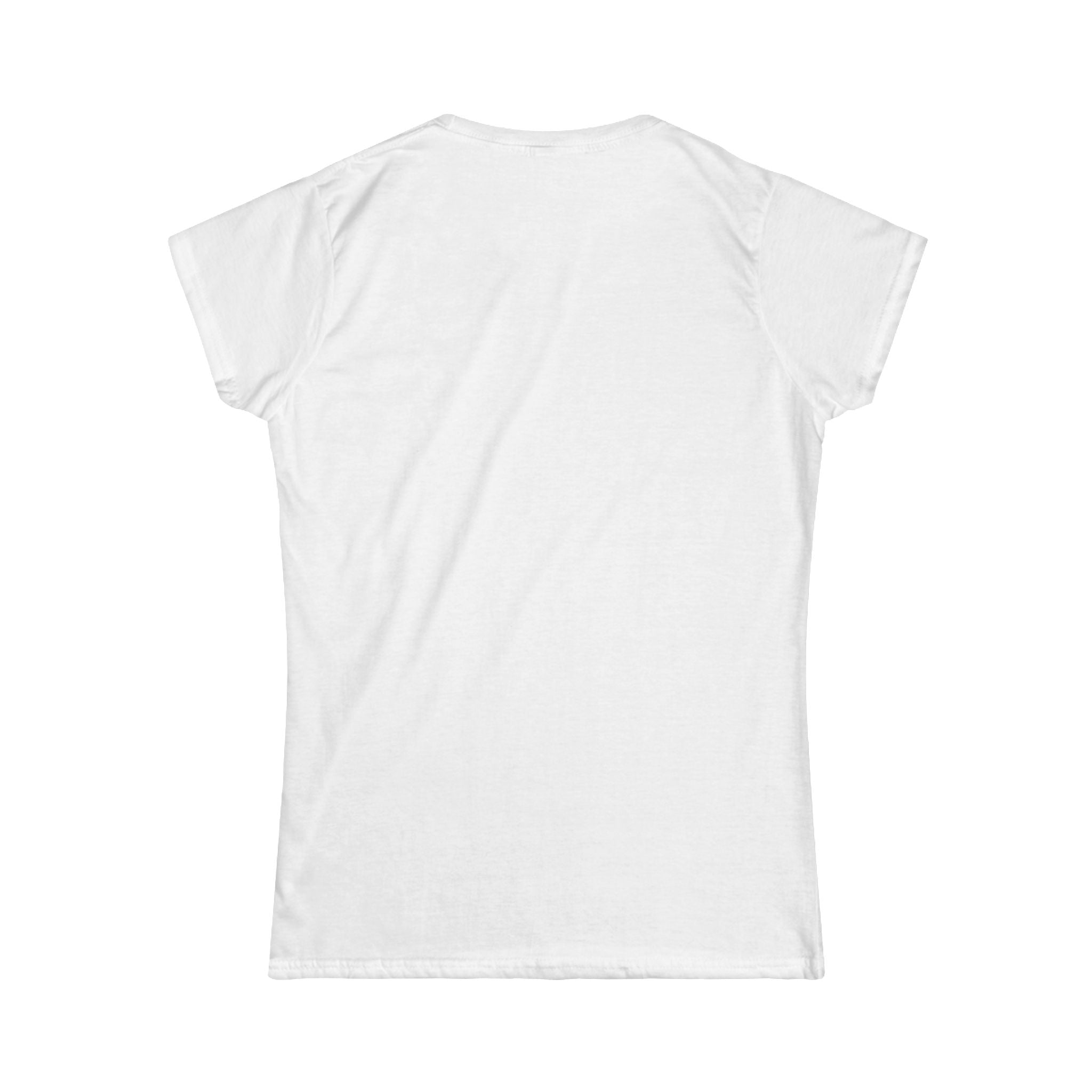 (White) Cream Graphic Tee — Retro Pink Graffiti Streetwear for Women