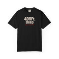 (Black) 408 Ft. Deep Shark Tank T-Shirt — Raised in the Shark Tank Graphic Tee