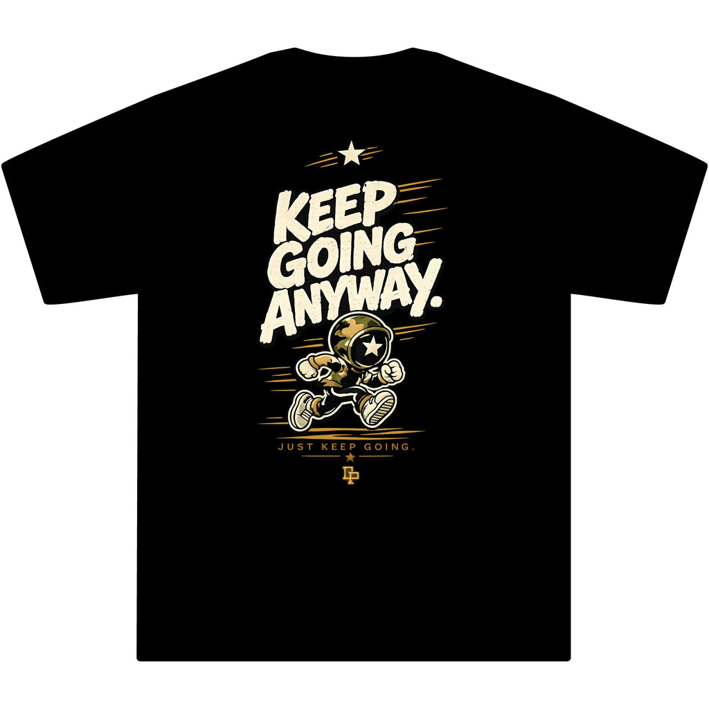 Just Keep Going (J.K.G.) Camo Logo T-Shirt - Motivational Graphic Tee