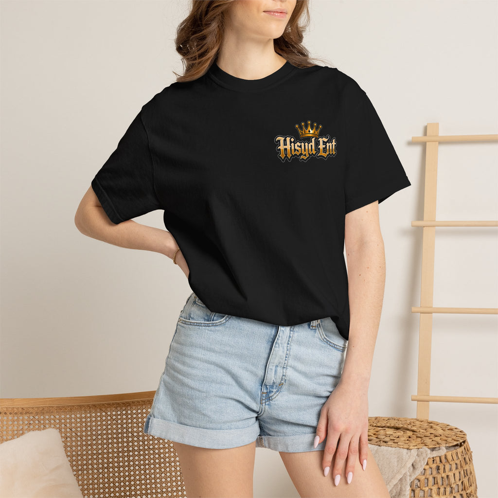 Black Hisyd Ent T-Shirt — "Hsyd Ent: We Make Slaps!" Graphic Tee